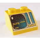 LEGO Gelb Steigung 2 x 2 (45°) mit Hydronauts Sonar (3039)