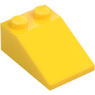 LEGO Gul Skråning 2 x 3 (25°) med ru overflade (3298)