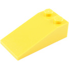 LEGO Yellow Slope 2 x 4 (18°) (30363)