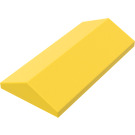 LEGO Amarillo Con pendiente 2 x 4 (25°) Doble (3299)