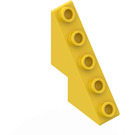 LEGO Geel Helling 3 x 1 x 3.3 (53°) met Studs Aan Helling (6044)