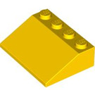 LEGO Gelb Steigung 3 x 4 (25°) (3016 / 3297)