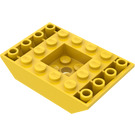 LEGO Жовтий Схил 4 x 6 (45°) Двомісний Перевернутий (30183)