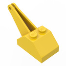 LEGO Amarillo Con pendiente 45° con Grúa Brazo (3135)