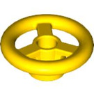 LEGO Yellow Small Steering Wheel (16091 / 30663)