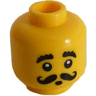 LEGO Yellow Snake Charmer Minifigure Head (Recessed Solid Stud) (3626 / 19110)