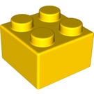 LEGO Gelb Soft Backstein 2 x 2 (50844)