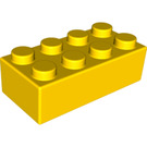 LEGO Jaune Soft Brique 2 x 4 (50845)