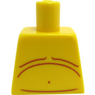 LEGO Yellow Sumo Wrestler Torso without Arms (973)