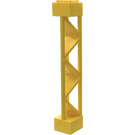 LEGO Yellow Support 2 x 2 x 10 Girder Triangular Vertical (Type 1 - Solid Top, 3 Posts) (30517)