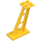 LEGO Gul Support 2 x 4 x 5 Stanchion Inclined med tykke støtter (4476)