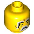 LEGO Jaune Taishang Laojun Minifigure Diriger (Goujon solide encastré) (3626 / 67753)