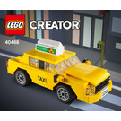 LEGO Yellow Taxi Set 40468 Instructions