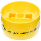 LEGO Yellow Technic Cylinder with Center Bar with 'Jelly Mini Sub' Right Sticker (41531)