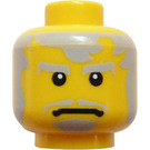 LEGO Yellow The Guardian Head (Safety Stud) (3626)