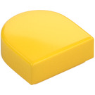 LEGO Yellow Tile 1 x 1 Half Oval (24246 / 35399)