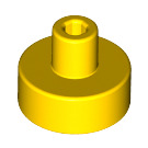 LEGO Yellow Tile 1 x 1 Round with Hollow Bar (20482 / 31561)