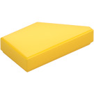 LEGO Jaune Tuile 1 x 2 45° Incliné Cut La gauche (5091)