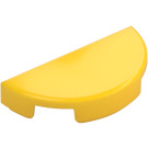 LEGO Yellow Tile 1 x 2 Half Circle (1748)