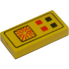 LEGO Amarillo Plana 1 x 2 con Computer con ranura (3069 / 80374)