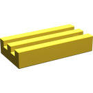 LEGO Yellow Tile 1 x 2 with Grille (Undetermined)