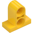 LEGO Gul Tile 1 x 2 med Vinkelrett Bjelke 2 (32530)