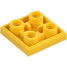 LEGO Żółty Płytka 2 x 2 Odwrotny (11203)