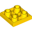 LEGO Gelb Fliese 2 x 2 Invertiert (11203)