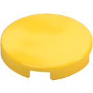 LEGO Yellow Tile 2 x 2 Round with Bottom Stud Holder (14769)