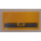 LEGO Yellow Tile 2 x 4 with 'CITY' Sticker (87079)