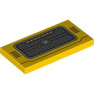 LEGO Yellow Tile 2 x 4 with Vehicle Grille (87079 / 103233)