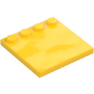 LEGO Yellow Tile 4 x 4 with Studs on Edge (6179)