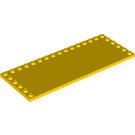 LEGO Yellow Tile 6 x 16 with Studs on 3 Edges (6205)