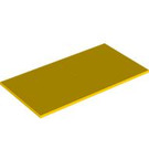 LEGO Yellow Tile 8 x 16 with Bottom Tubes, Textured Top (90498)