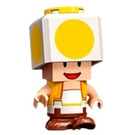 LEGO Gul Toad med Smile og Walking Minifigur