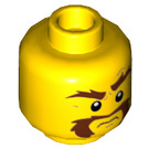 LEGO Jaune Tow Trucker Driver Thief Minifigure Diriger (Goujon solide encastré) (3626 / 29926)