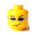 LEGO Yellow  Town Head (Safety Stud) (3626)