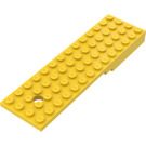 LEGO Żółty Przyczepa Baza 4 x 14 x 1