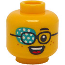 LEGO Yellow Train Kid Head (Recessed Solid Stud) (3274 / 105579)