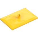 LEGO Yellow Train Plate 4 x 6 Bogie without Reinforcement (4025 / 18626)