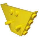 LEGO Yellow Trapezoid Tipper End 6 x 4 with Studs and Bars