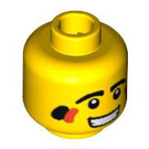 LEGO Gelb Tribal Hunter Kopf (Sicherheitsbolzen) (3626 / 88010)