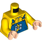 LEGO Gelb Truck Driver Minifig Torso (973 / 76382)