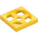 LEGO Giallo Piatto girevole 2 x 2 Piastra Base (3680)