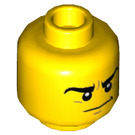 LEGO Geel Ultimate Clay (70330) Minifigure Hoofd (Verzonken Solid Stud) (3626 / 23778)
