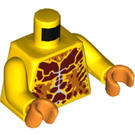 LEGO Amarillo Ultimate Flama con Mochila Minifigura Torso (973 / 76382)