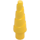 LEGO Yellow Unicorn Horn with Spiral (34078 / 89522)