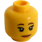 LEGO Yellow Veterinarian Minifigure Head (Recessed Solid Stud) (3626 / 32746)