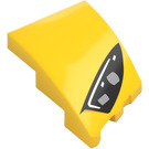 LEGO Yellow Wedge 2 x 3 Left with Headlights (80177)