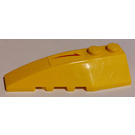 LEGO Yellow Wedge 2 x 6 Double Left with Naboo Checkmark (Left) V2 Sticker (5830)